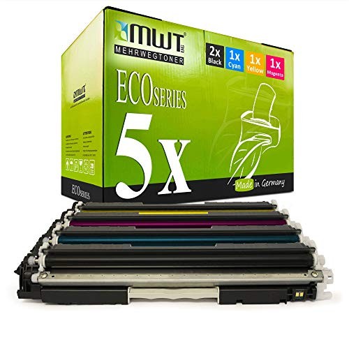 Eurotone 2x Tonerkassette Compatible for HP Ce310a+Ce311a+Ce312a+Ce313a Cyan