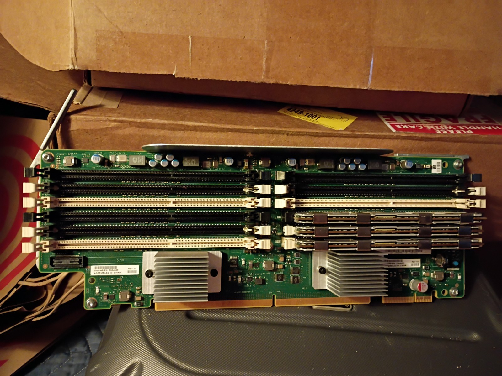 Sun Oracle 4 Memory Riser Part # 7084605