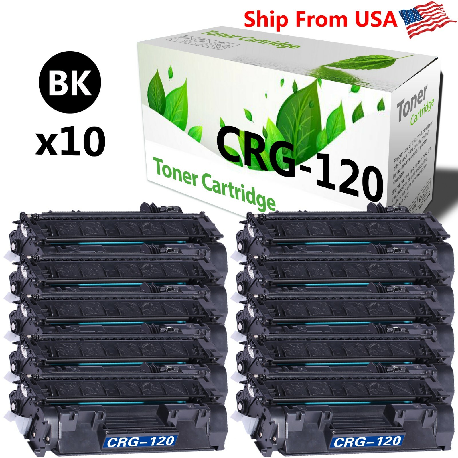 10-pack crg-120 Toner for imageCLASS D1320 imageCLASS D1350 Printer