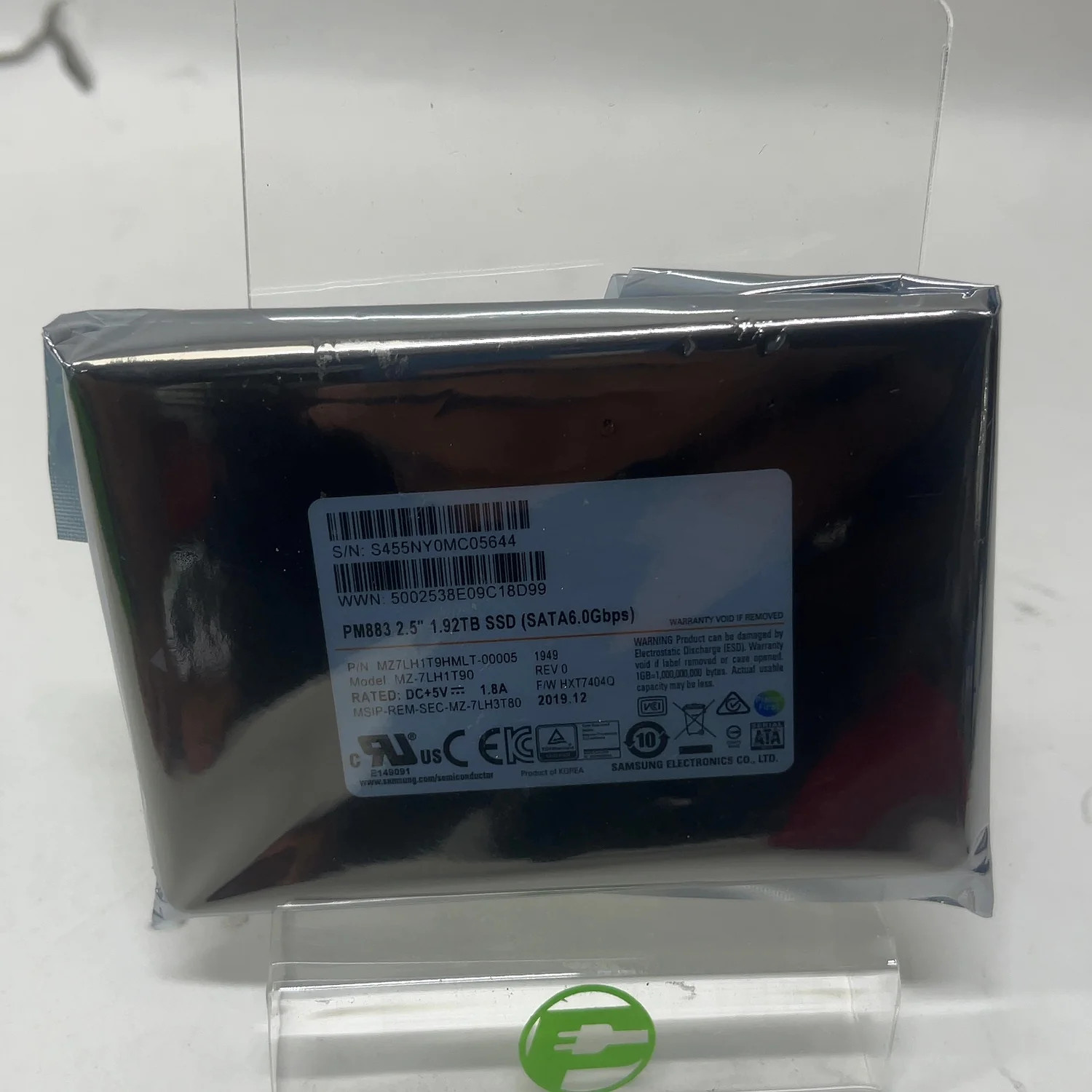 Samsung 2.5" PM883 1.92 TB eSATA III 6Gbps SSD MZ-7LH1T90