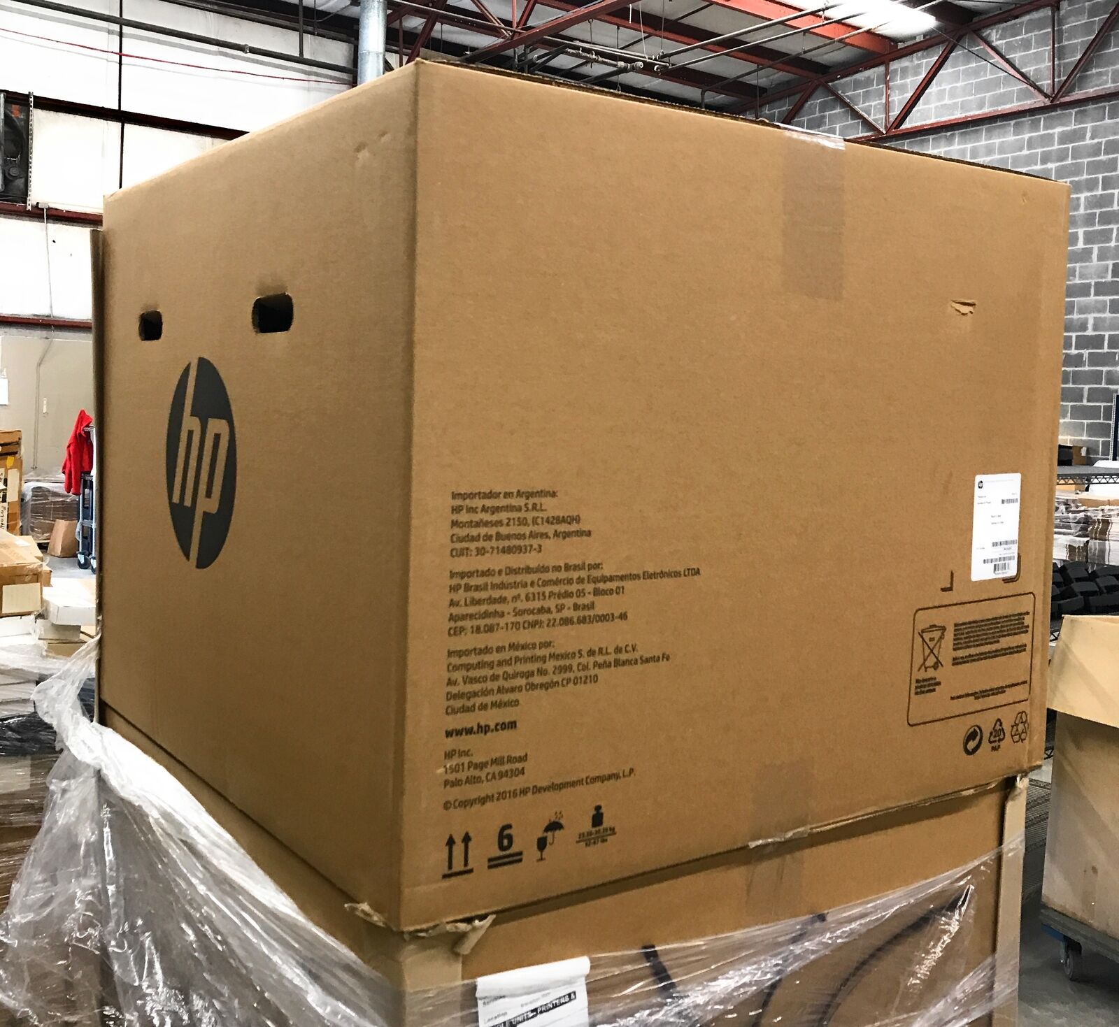 NEW HP P1B11A Color LaserJet 3x550 Sheet Feeder and Stand 1650 Sheet Total