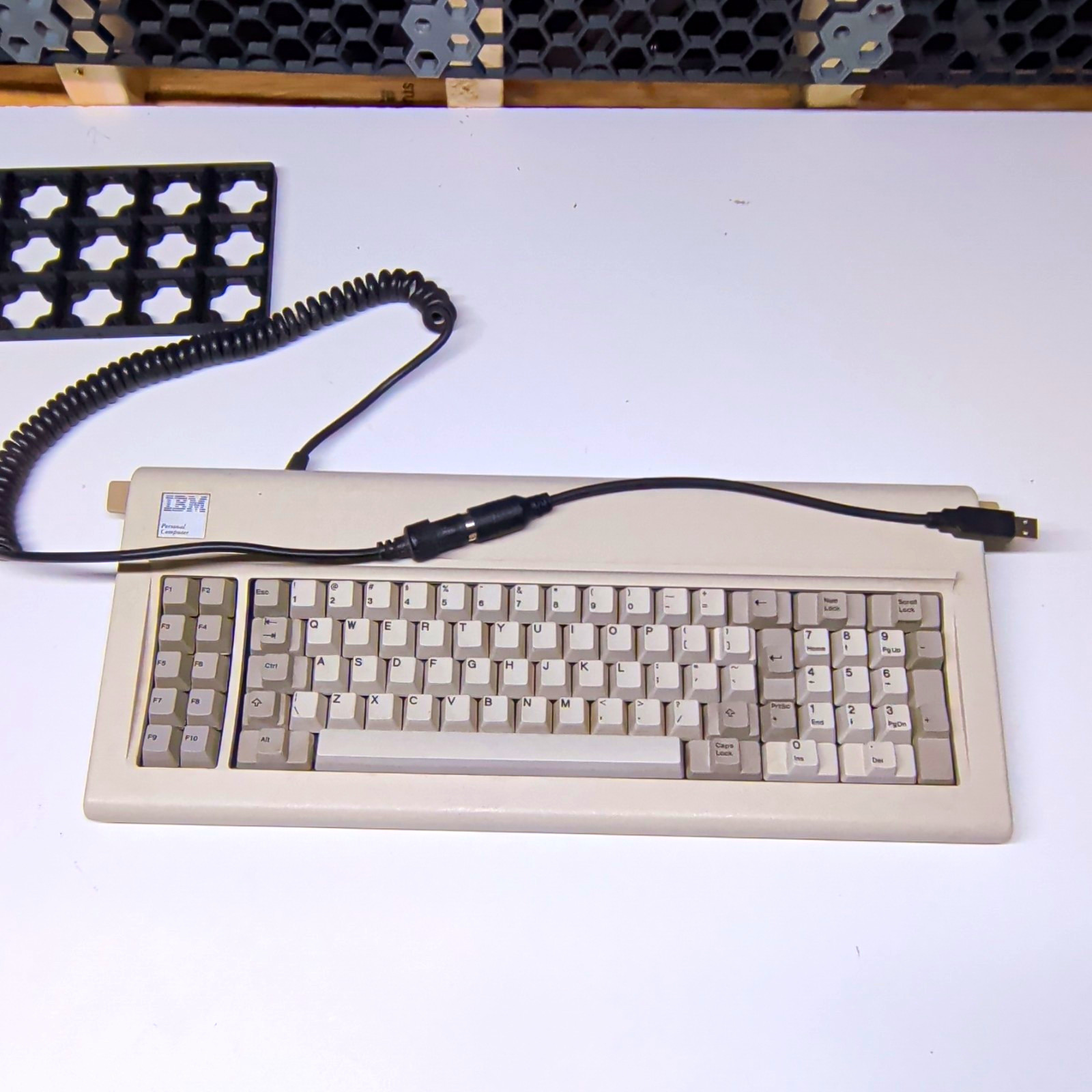 IBM Model F XT Good Condition. Tested Working, Comes With USB Converter.