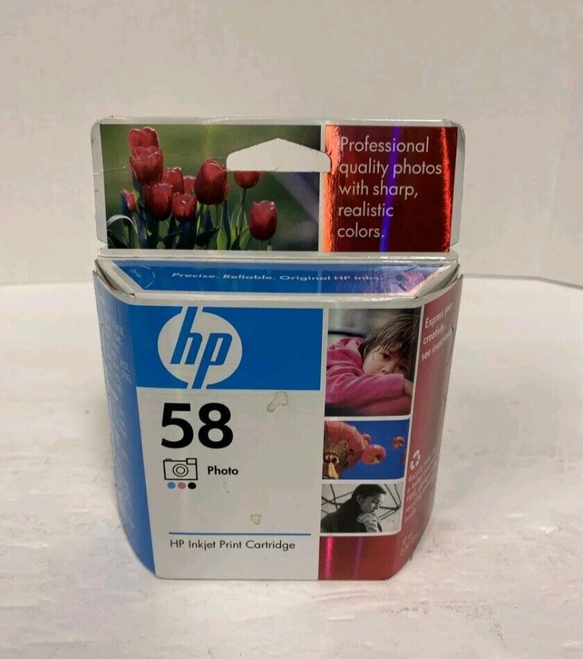 Genuine OEM HP 58 (Photo) Ink Cartridges HP58 NEW Sealed In Box Exp. 05/09