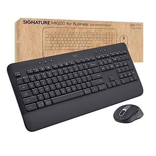 Logitech Signature MK650 Combo for Business Keyboard and Mouse - Graphite