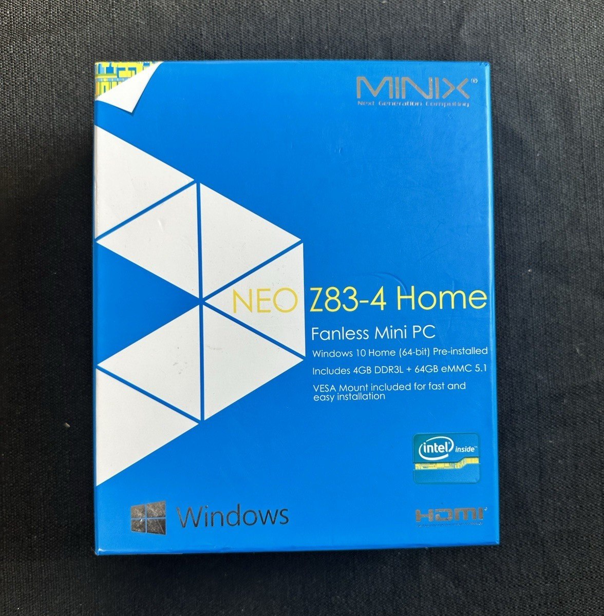 MINIX NEO Z83-4 Home Fanless Mini PC Win 10 Home Intel Atom 4GB 64GB