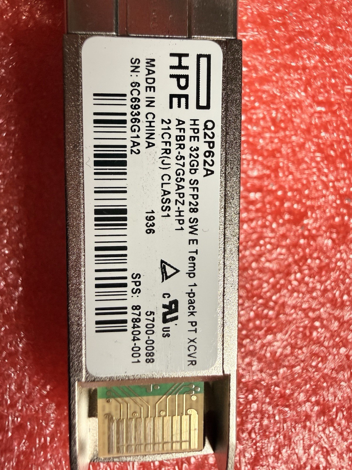 SFP28 Q2P62A Broadcom 32G Fibre Channel (32GFC) Price For Each