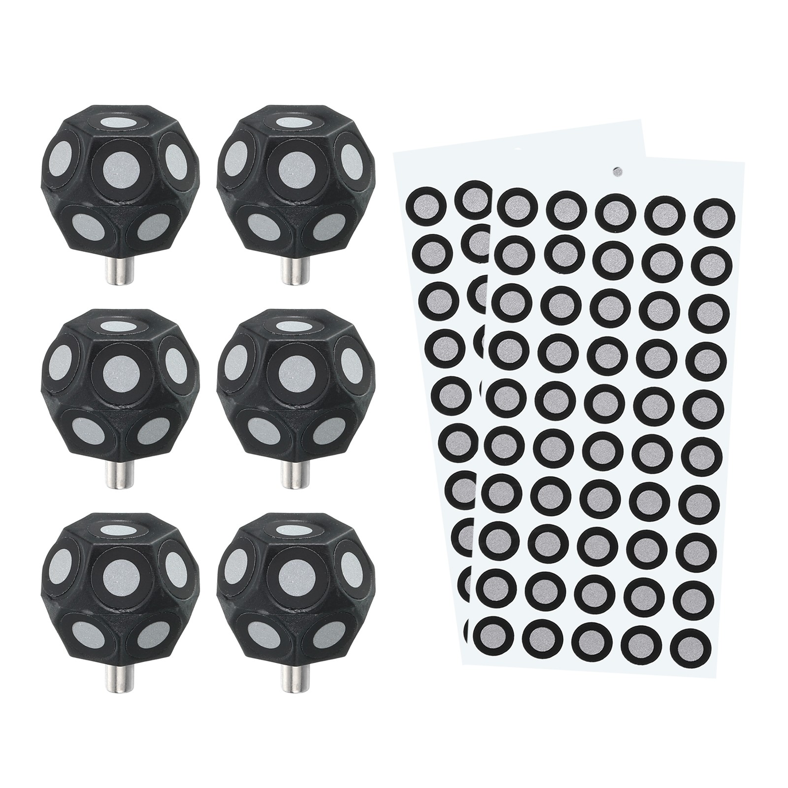 6Pcs 3D Magnetic Ball Marker with 100Pcs 6x10mm 3D Scanning Markers]