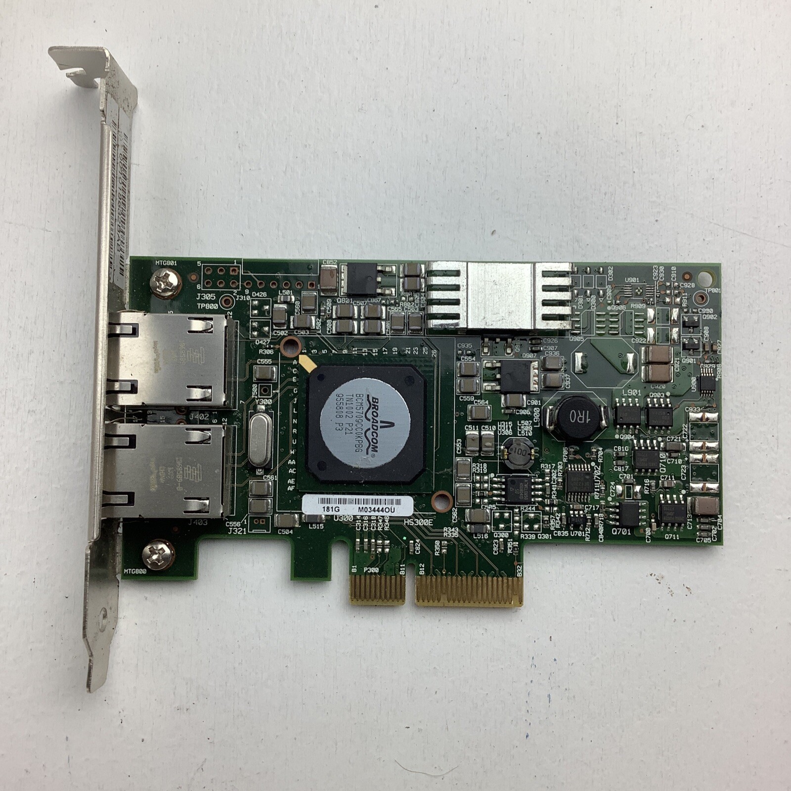 Dell Broadcom Dual Port PCIe Gigabit Network Adapter NIC NetXtreme DP/N 0F169G