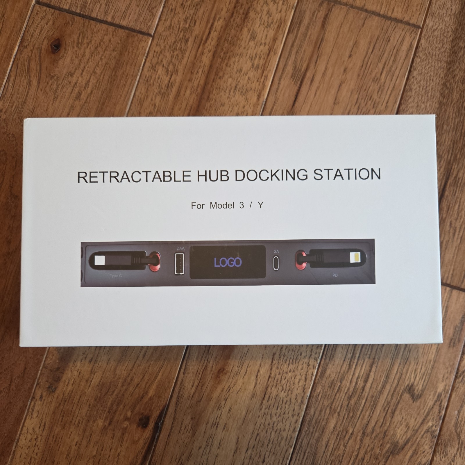 Retractable Hub Docking Station For Tesla Model 3 / Y (2021-2023) New