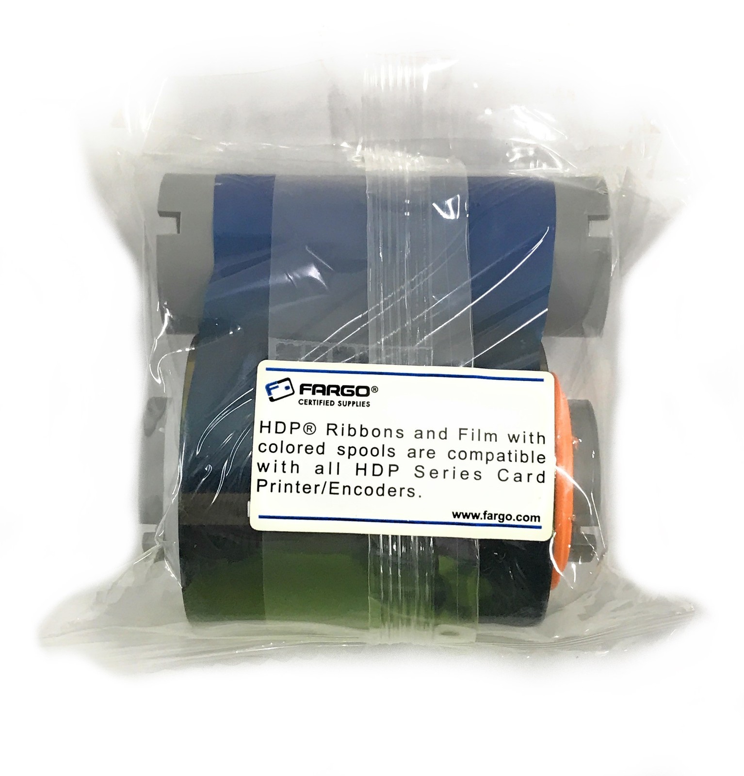 NEW Genuine Fargo HDP 84011 YMCK Full Color Printer Ribbon 500 Images