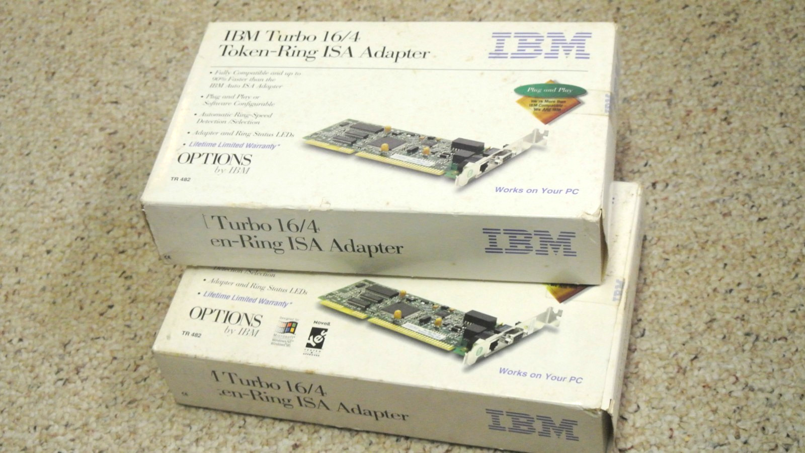 New IBM 72H3482 Turbo 16/4 Token Ring ISA