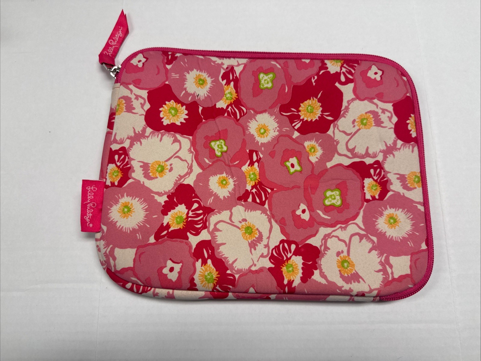 Lilly Pulitzer IPad Tablet Soft Case Sleeve Bag 10x8 Neoprene Floral m10