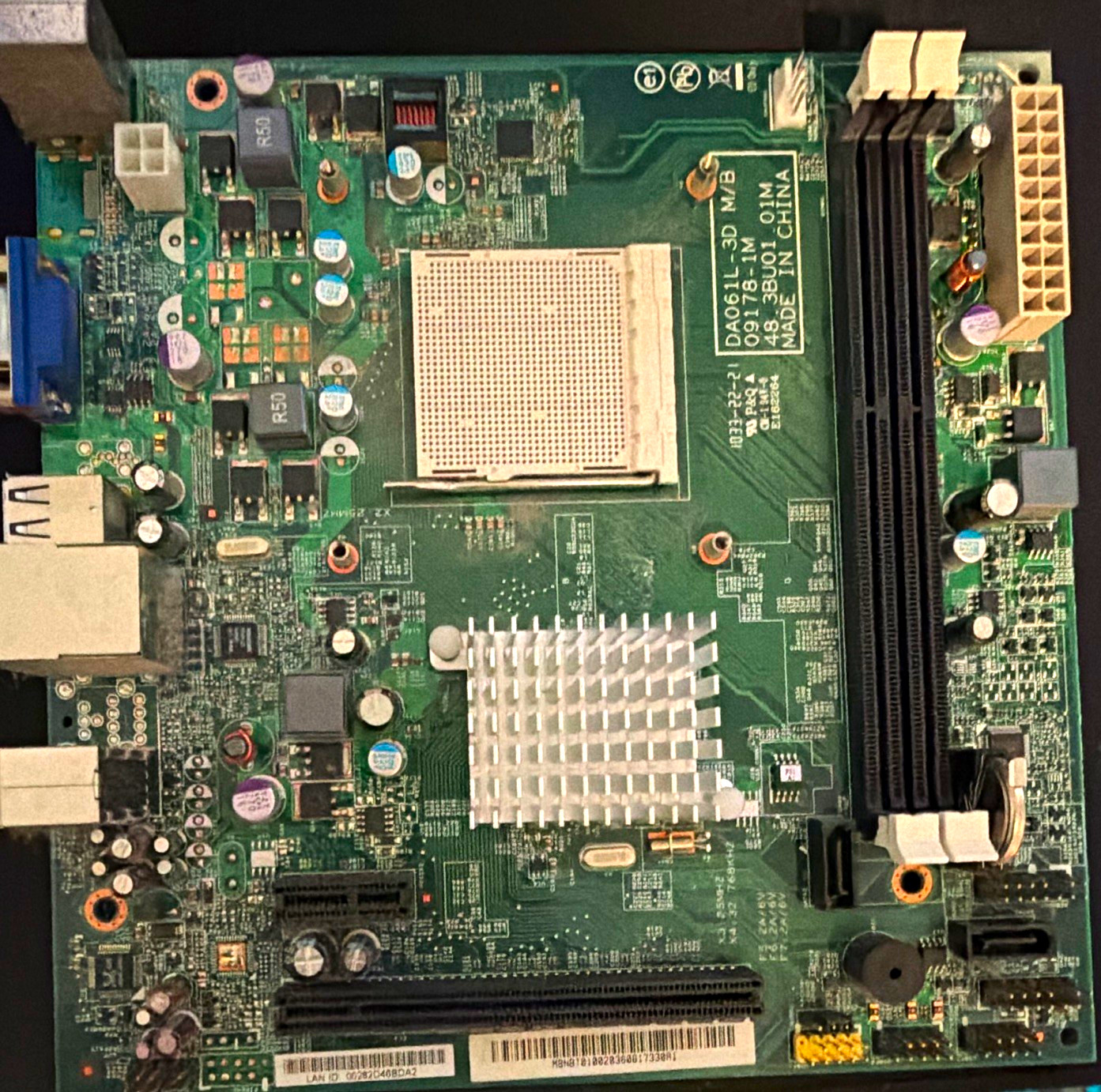 Dell D43M MicroATX AMD Socket AM3 DDR3 Motherboard w/ VGA USB2.0 RJ-45
