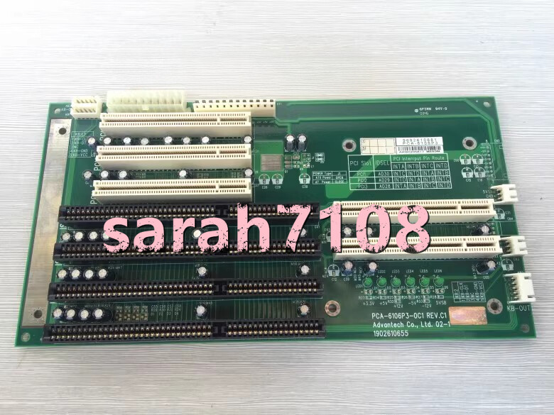 1PC USED Advantech baseplate PCA-6106P3-0C1 REV.C1 PCA-6106P3 FedEx or DHL