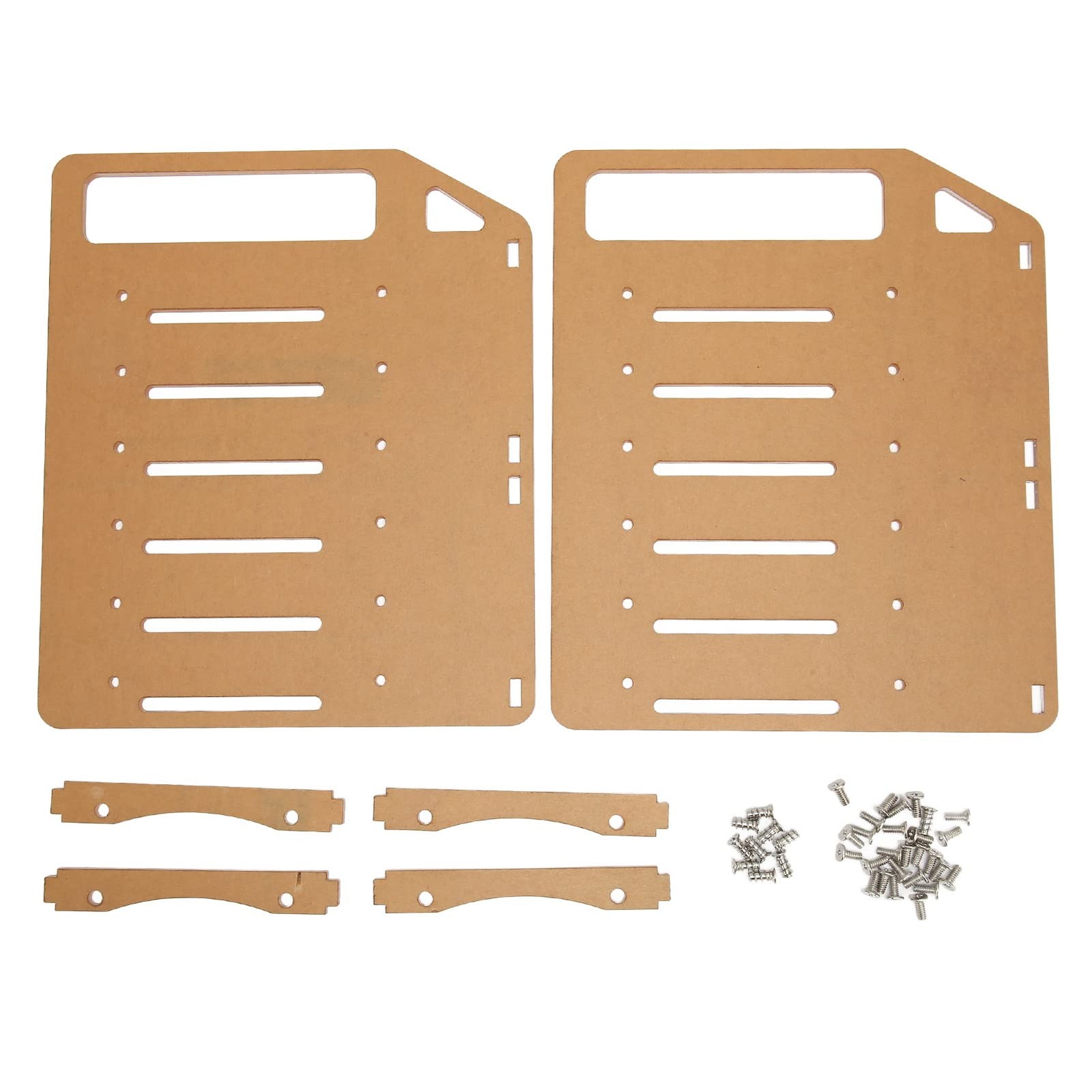 3.5in Hard Drive Bracket Desktop Transparent Acrylic Shelf HDD Cage 6 Layers