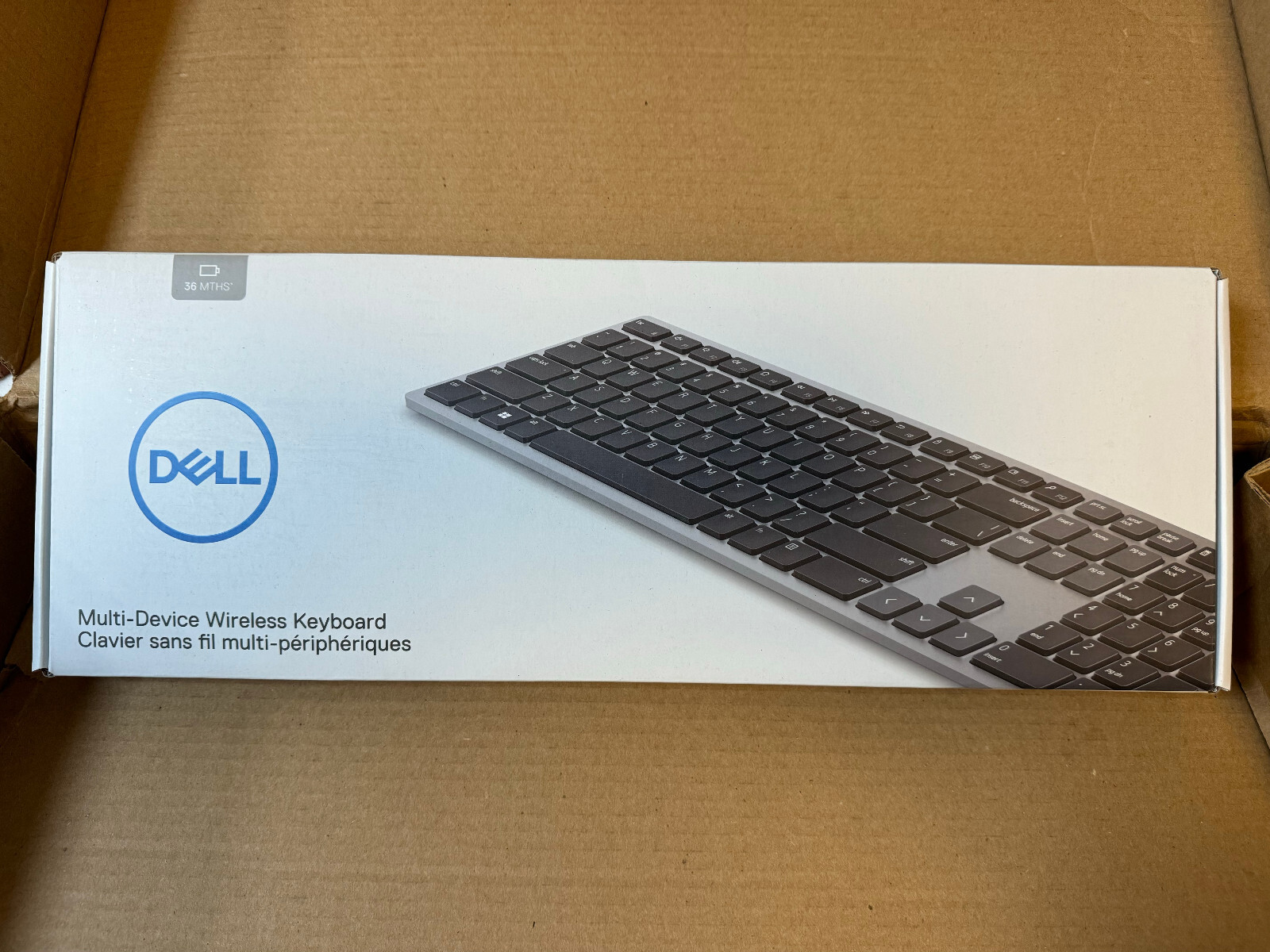 New Dell Multi-Device Wireless Keyboard – KB700 - Titan gray - NWB 