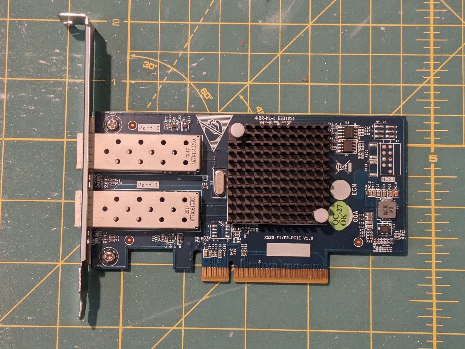 10Gtek 10Gb PCI-E NIC Network Card, Dual SFP+ Port, with Intel 82599ES