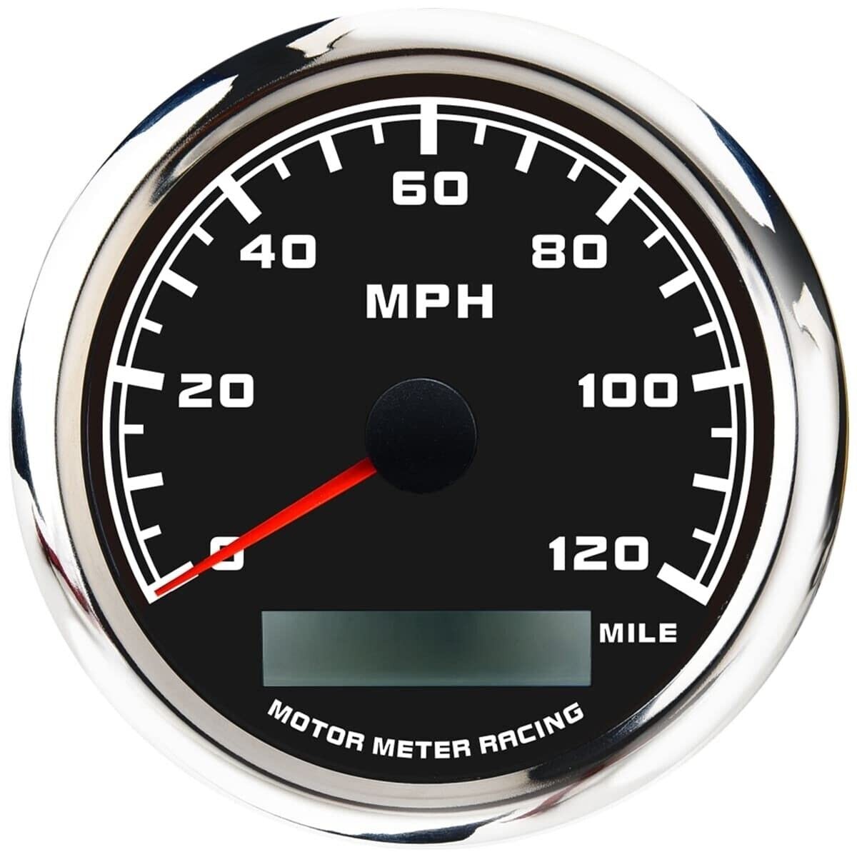 MOTOR METER RACING 85mm 33/8" W Pro GPS Speedometer