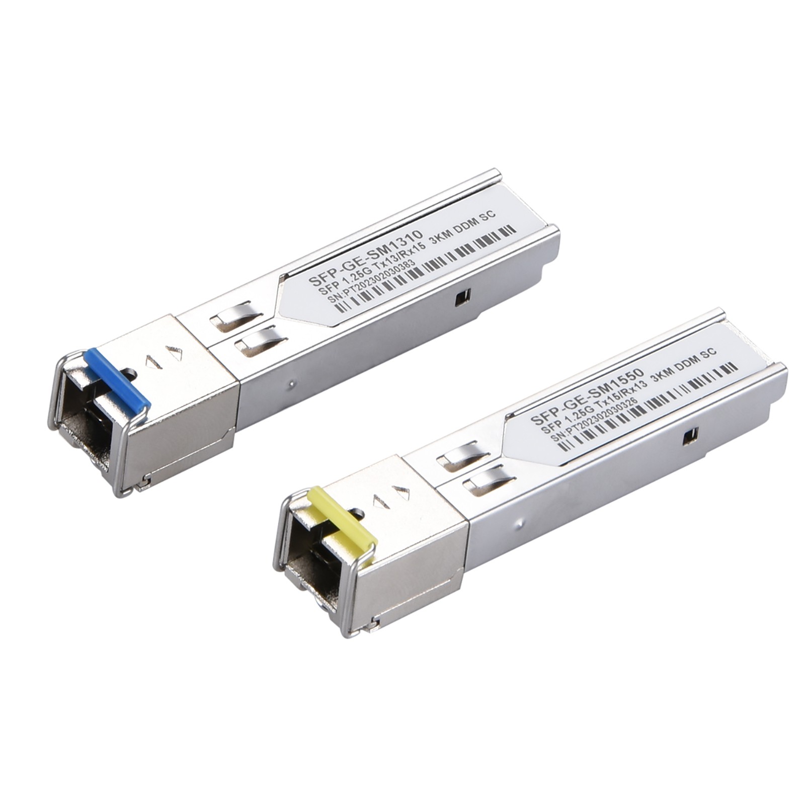 1Pair 1.25Gb/s 3KM SC Connector Single-Mode Fiber Transceiver Module SFP-BX03-D