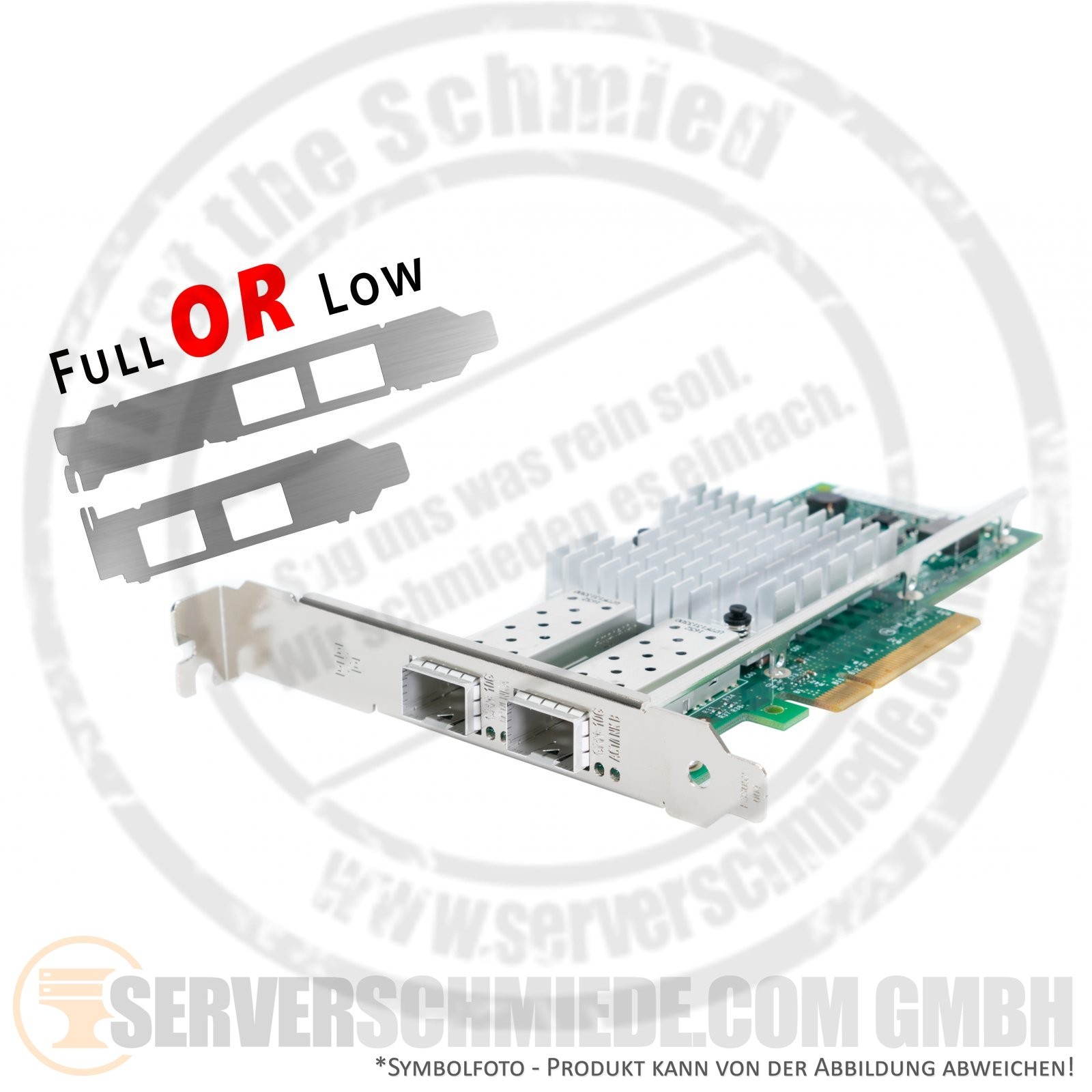 Intel X520-DA2 2x 10GbE Dual Port SFP+ Network LAN Ethernet PCIe x8 Controller /