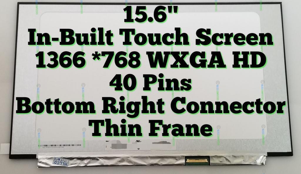 HP 15-DW2025CL 2Z155UA LCD Screen Glossy HD 1366x768 Display 15.6