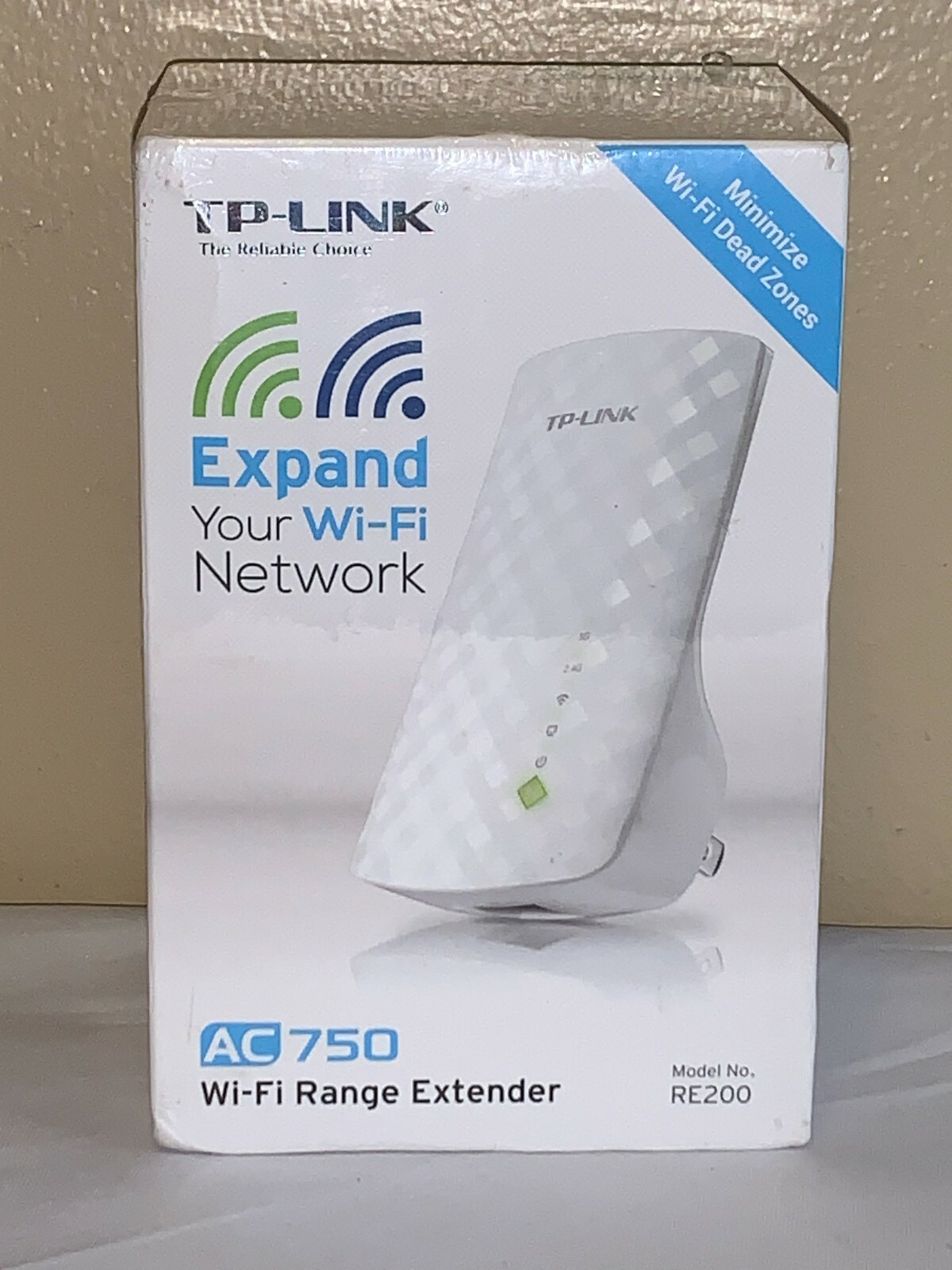 TP-LINK AC 750 WI-FI RANGE EXTENDER MODEL NO. RE200 BRAND NEW IN BOX