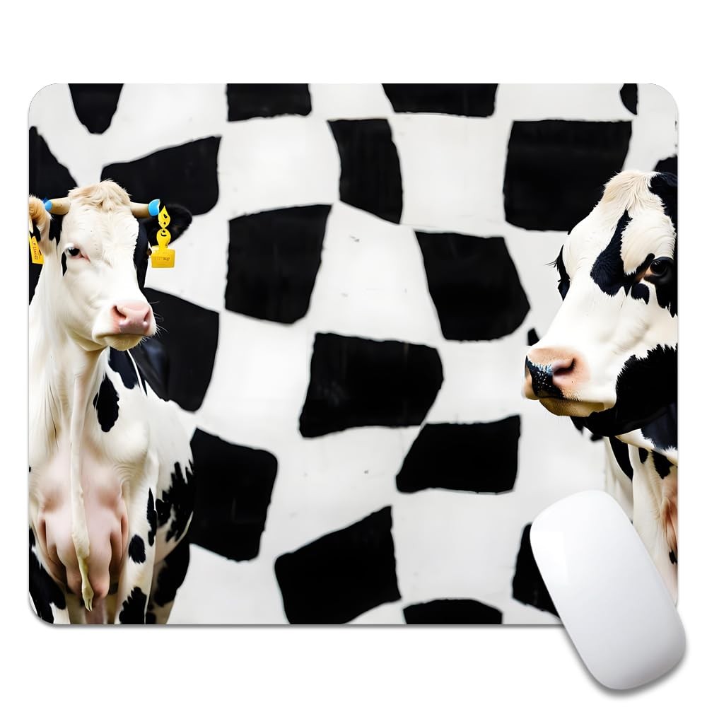 Funky Checkerboard Square Mouse Pad Gaming Soft Waterproof NonSlip Desk Mat