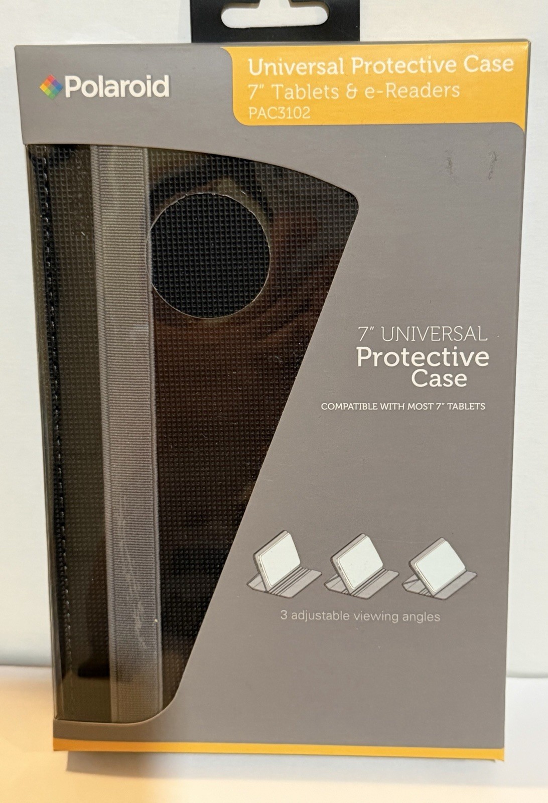 Universal Case for 7 Inch Tablet eReader Book Style Folio Protective Cover Black