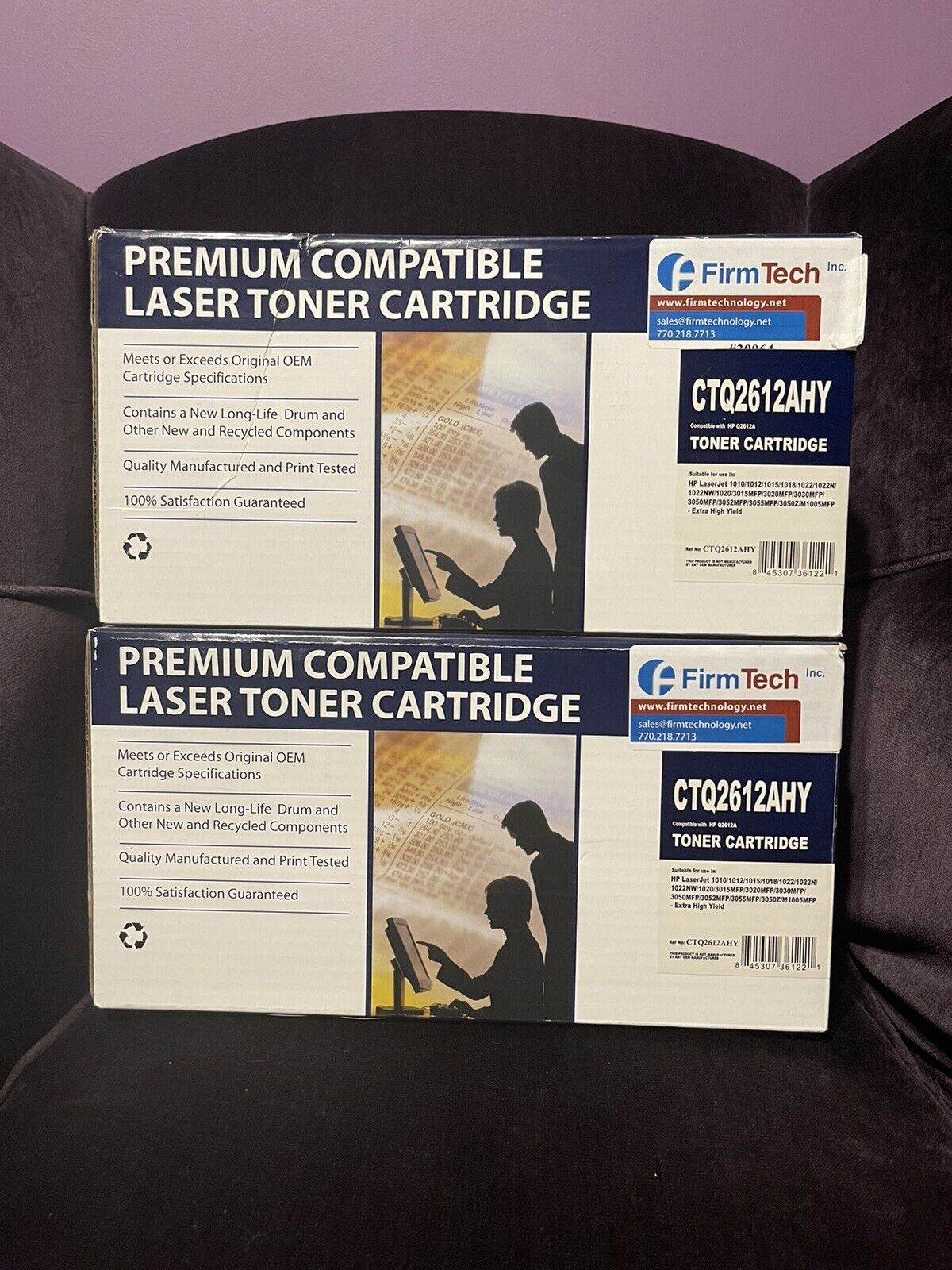 2 Premium Compatible Laser Toner Cartridge CTQ2612AHY Brother NEW Sealed