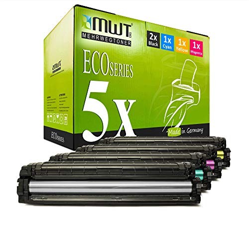 Eurotone 5x Cyan Ink Cartridge Compatible with Samsung CLT503+CLT503S