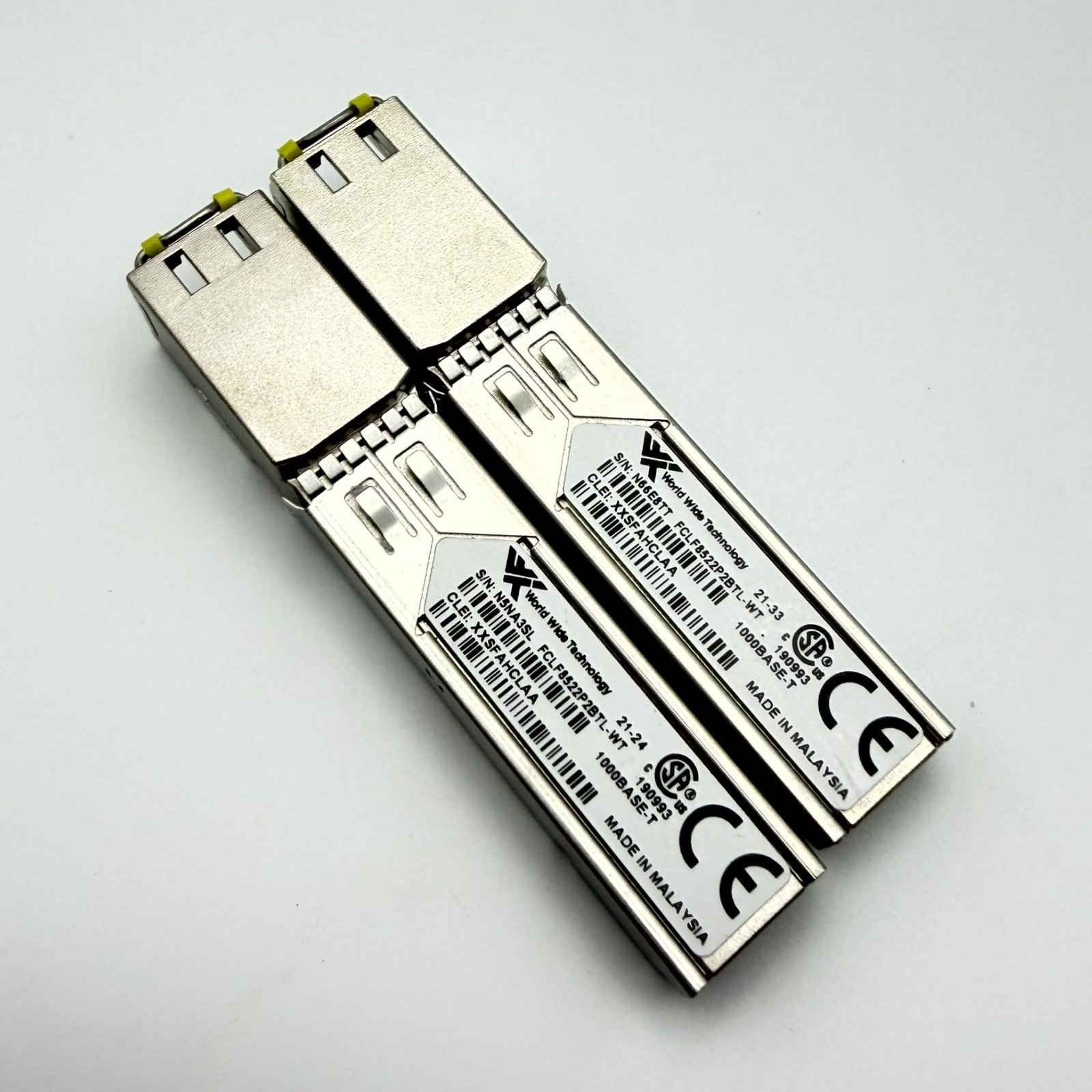 World Wide Technology FCLF8522P2BTL‑WT 1000BASE‑T SFP RJ45 Copper Gigabit Module