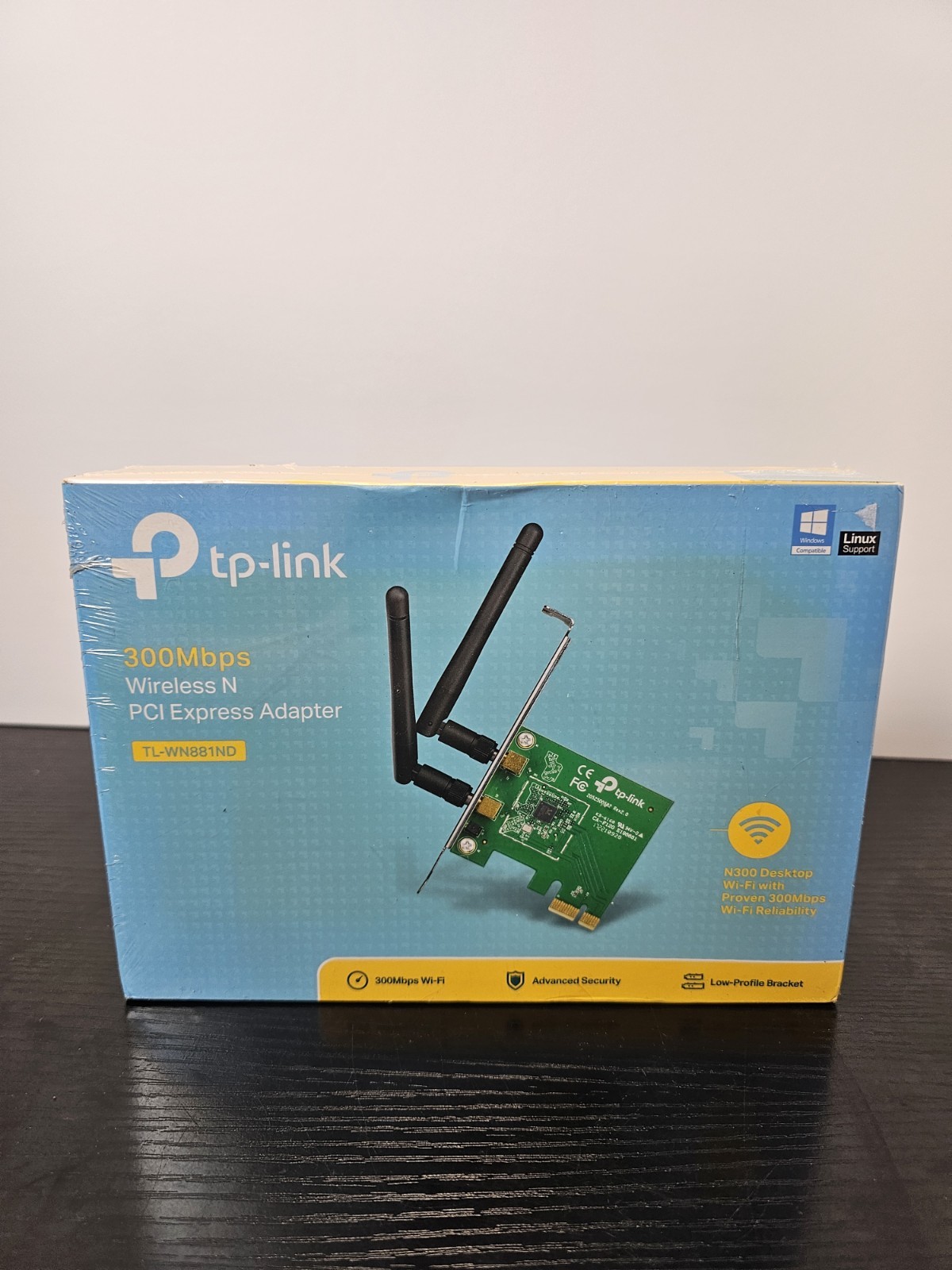TP-LINK 300Mbps Wireless N PCI Express Adapter - (TL-WN881ND)