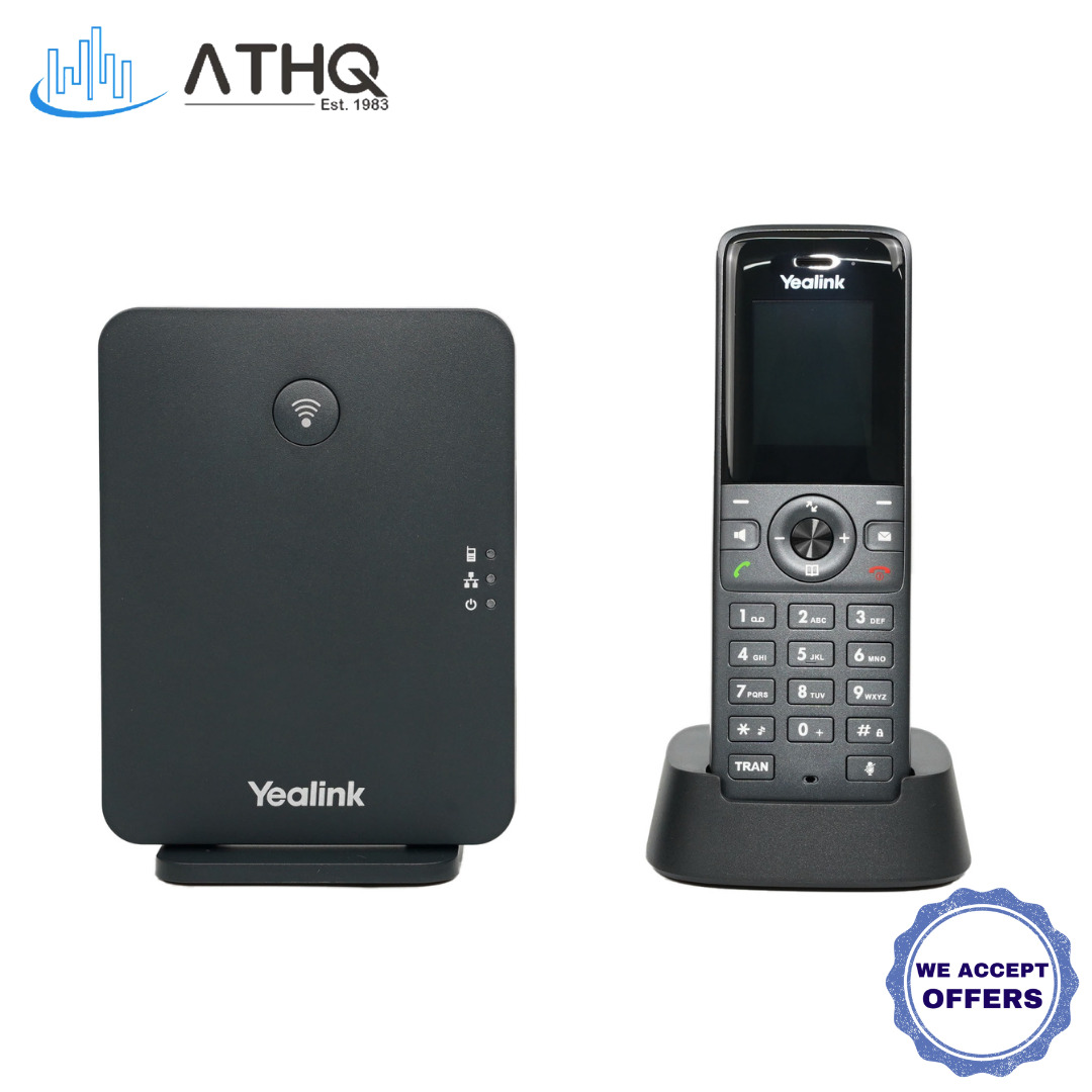 Yealink W73P IP DECT Phone bundle W73H with W70 Base Wireless VoIP SIP
