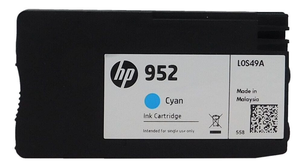 HP #952 L0S49A Cyan Ink Cartridge Genuine