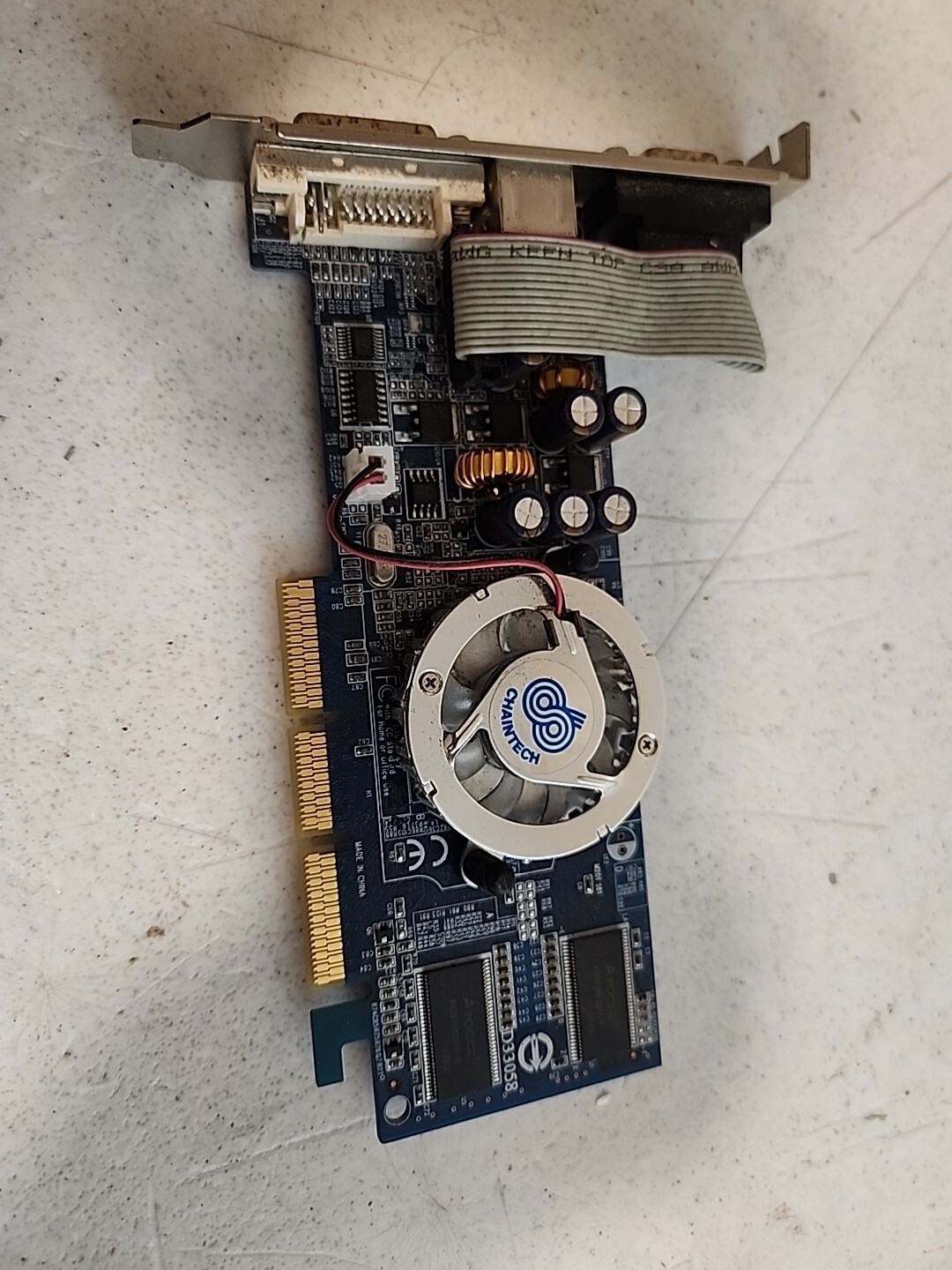 Vintage ChainTech Nvidia GeForce FX5200-D128M Graphics Card GPU