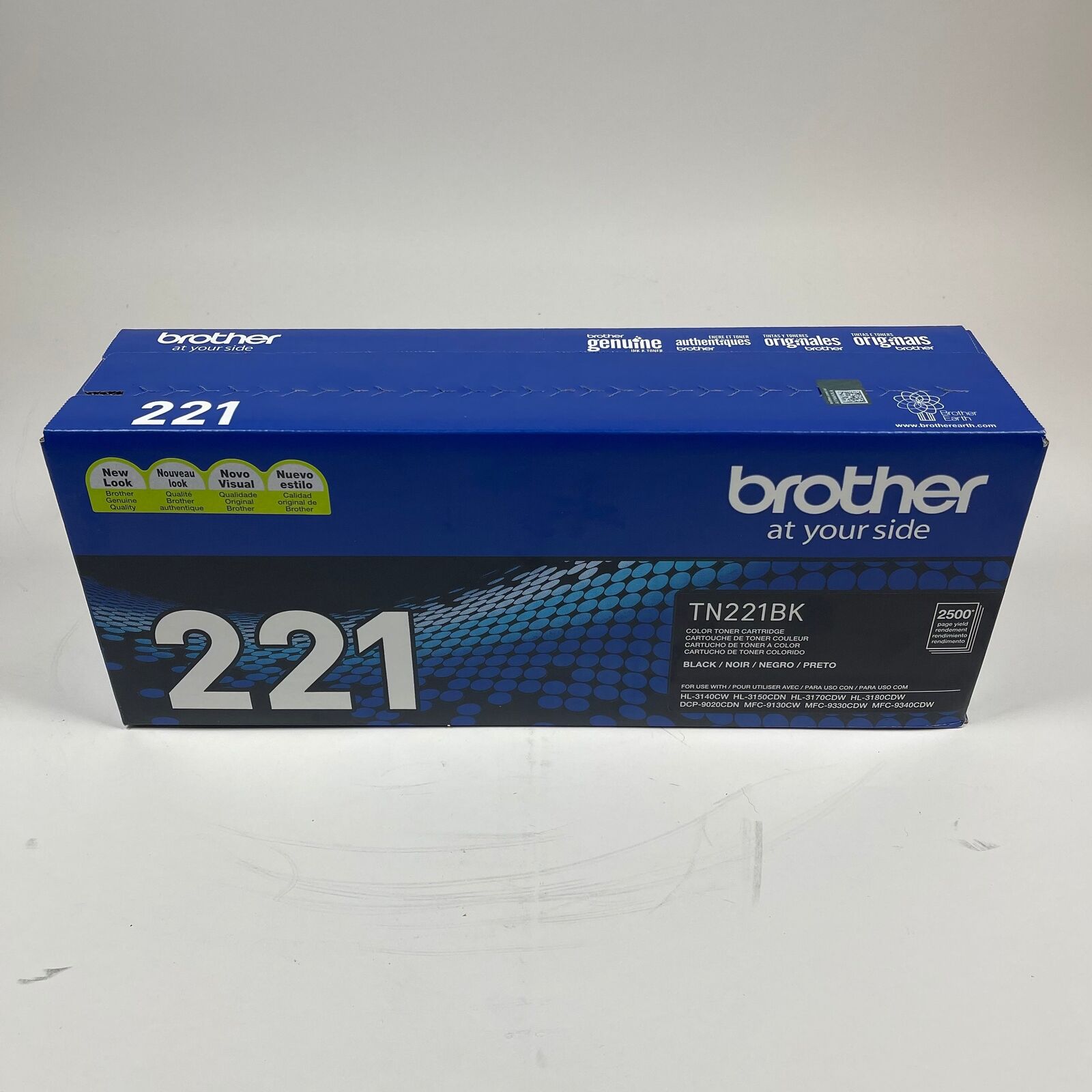 New Brother TN-221BK Black Toner Cartridge