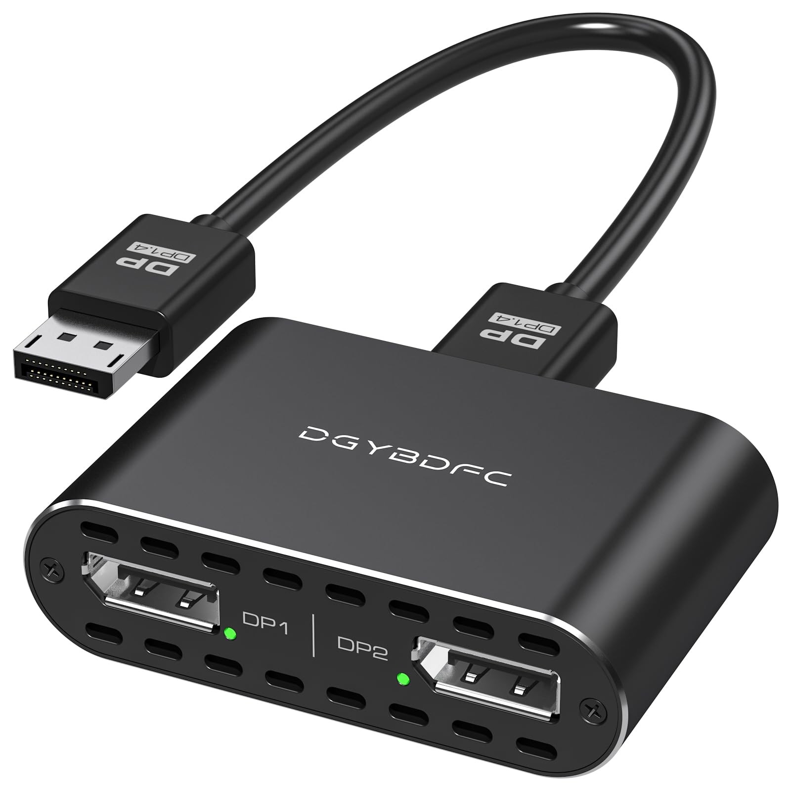 DisplayPort to Dual DisplayPort Adapter Dual 4K120Hz or 4K144Hz+4K60Hz Extend...