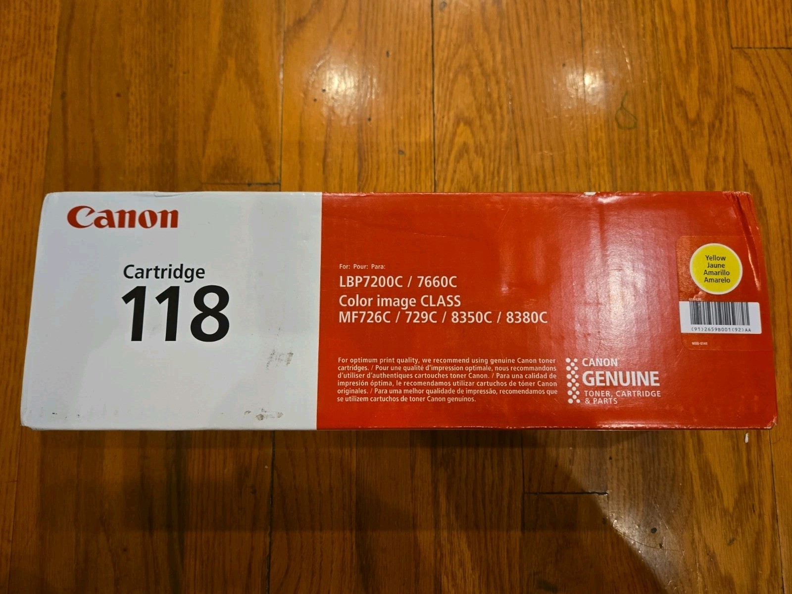 Canon 2659B001 (118) Toner Yellow