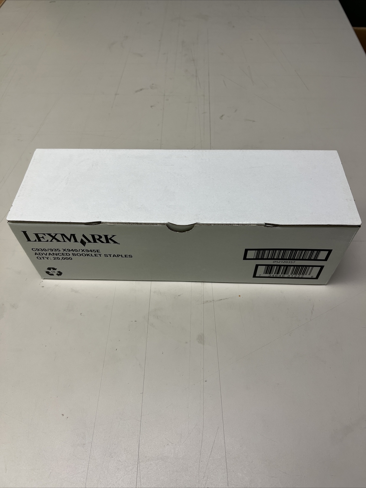 New OEM 21Z0357 LEXMARK X940E Advanced Booklet Staples , 20,000 Staples / Box