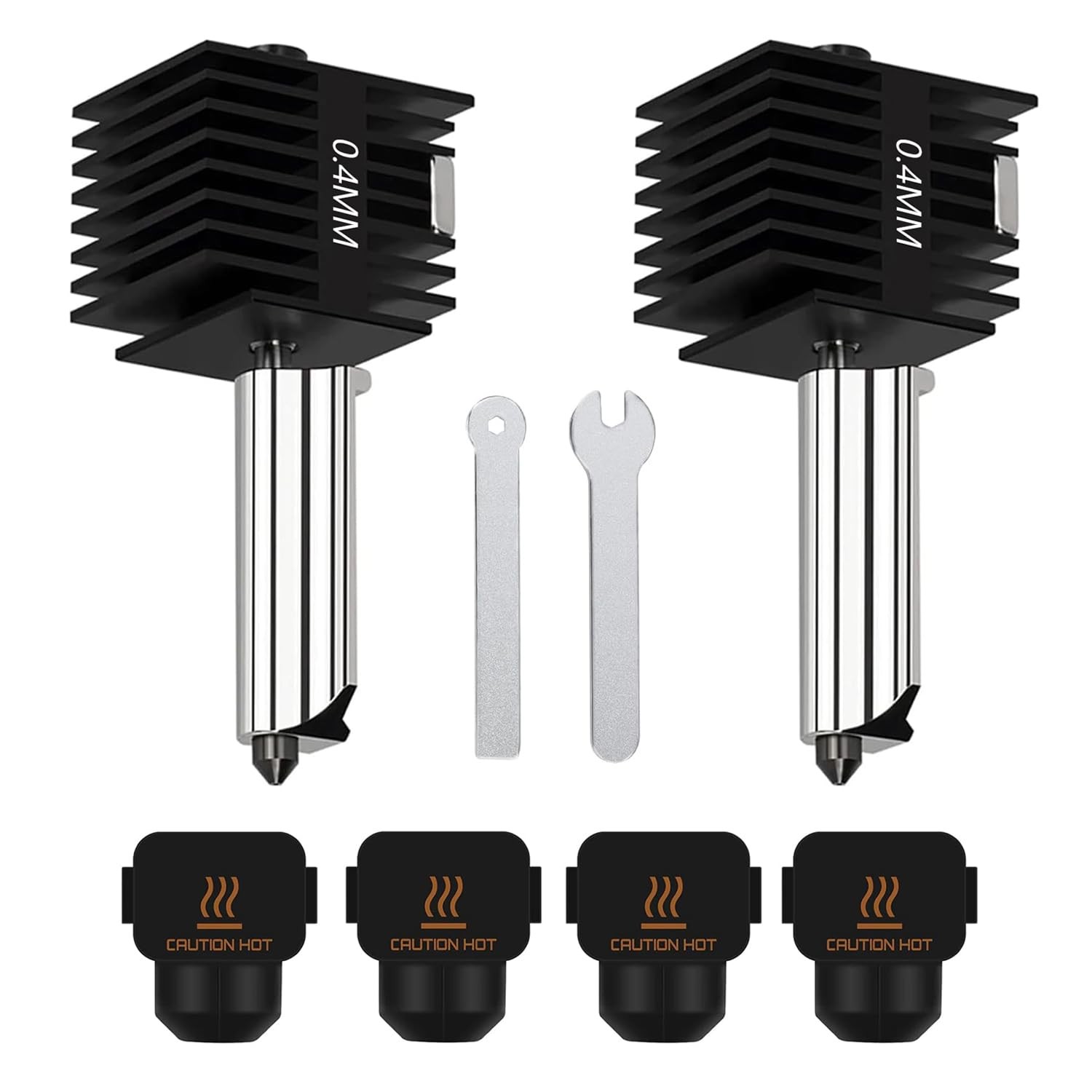 HzdaDeve 2 Pack A1 Mini/A1/A2L Hotend Print Head Hot End Kit Extruder Upgrade Hi
