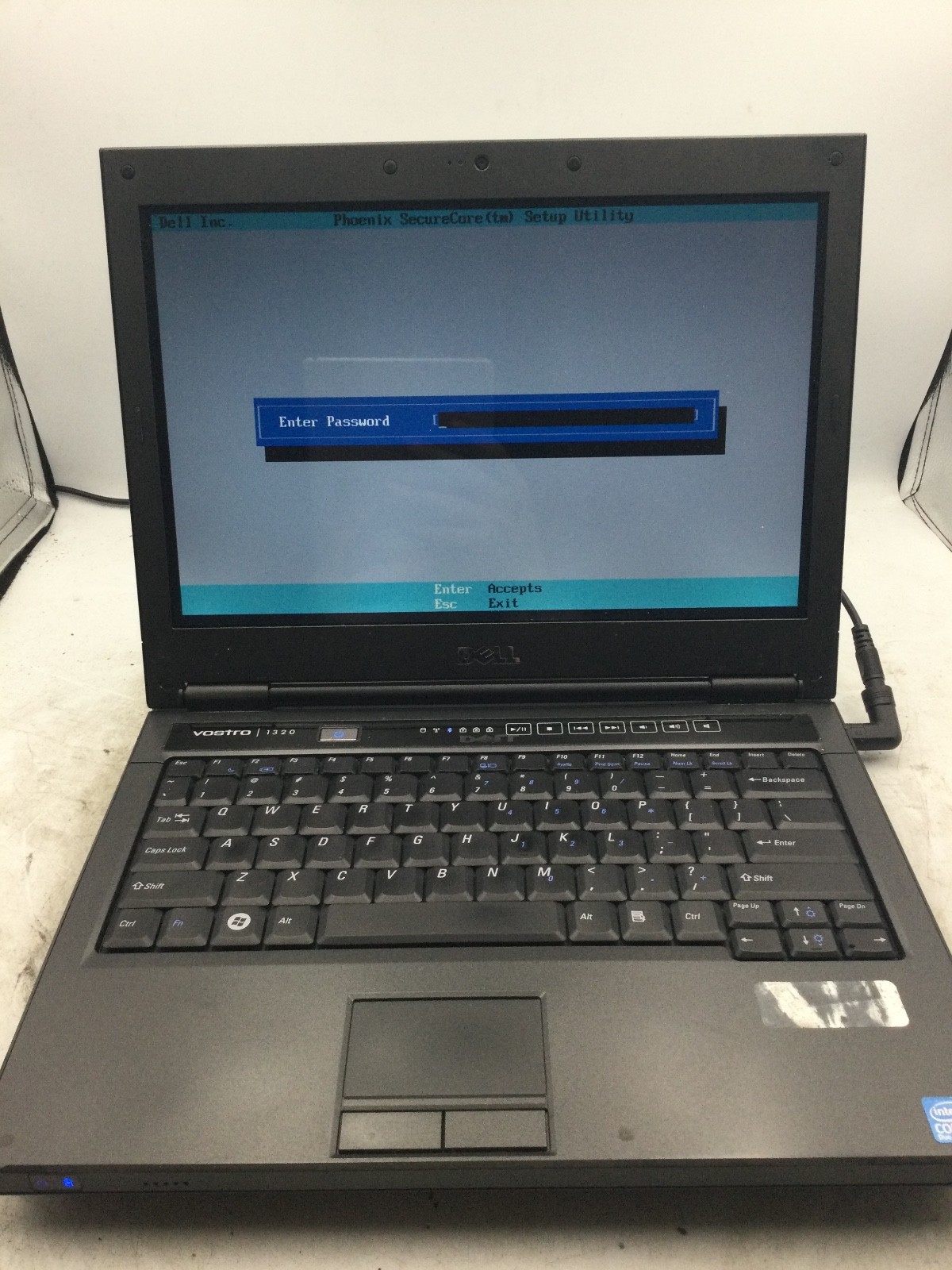 DELL VOSTRO 1320 - BIOS LOCK - INTEL CORE 2 DUO - 4GB RAM - 13" - READ - BB