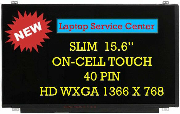 HP pn 809612-010 LCD Screen Glossy OnCell Touch 1366x768 Display 15.6 in