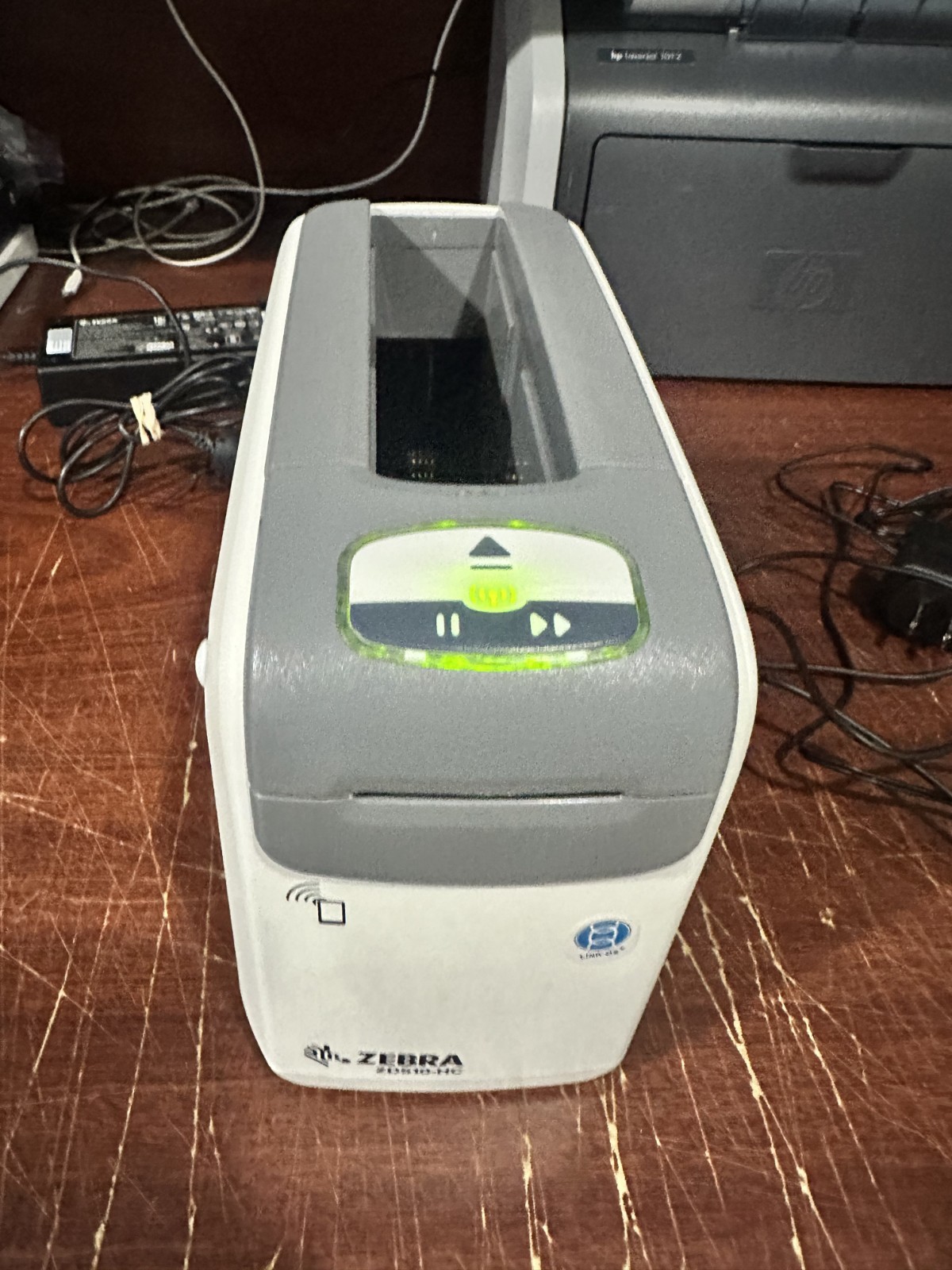 Zebra ZD510-HC Ethernet Wireless Wristband Printer ZD51013-D01e00FZ no charger