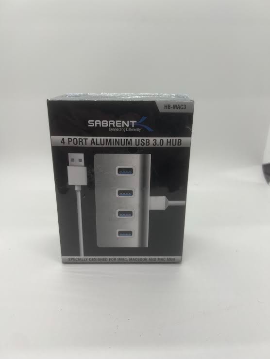 SABRENT Premium 4 Port Aluminum USB 3.0 Hub iMac MacBook