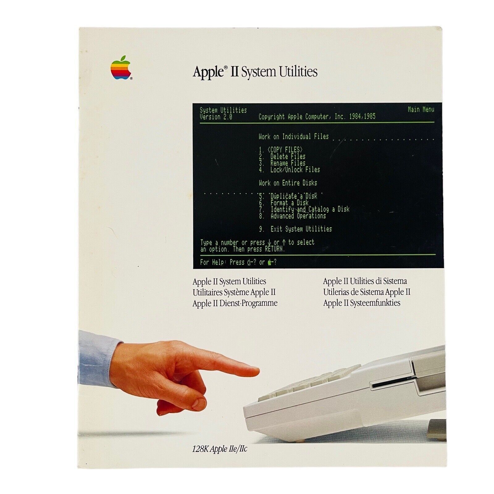 Apple II Utilities Guide System Utilities ProDOS VTG 1985 #3