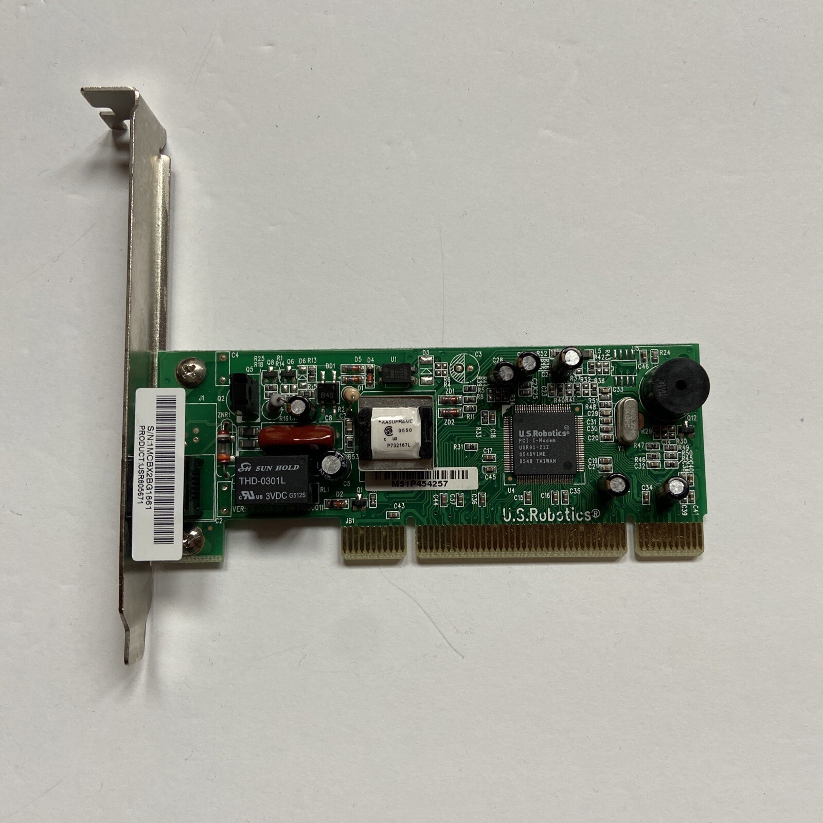 US ROBOTICS USR805671 PCI Internal 56Kbps Fax Modem V.90 V.92