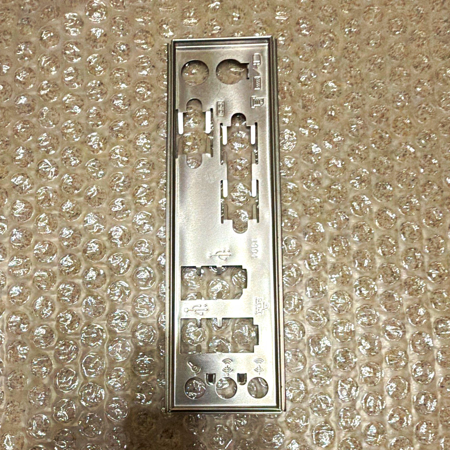 Alienware P1 ASUS SK8N Motherboard I/O Shield Backplate Silver