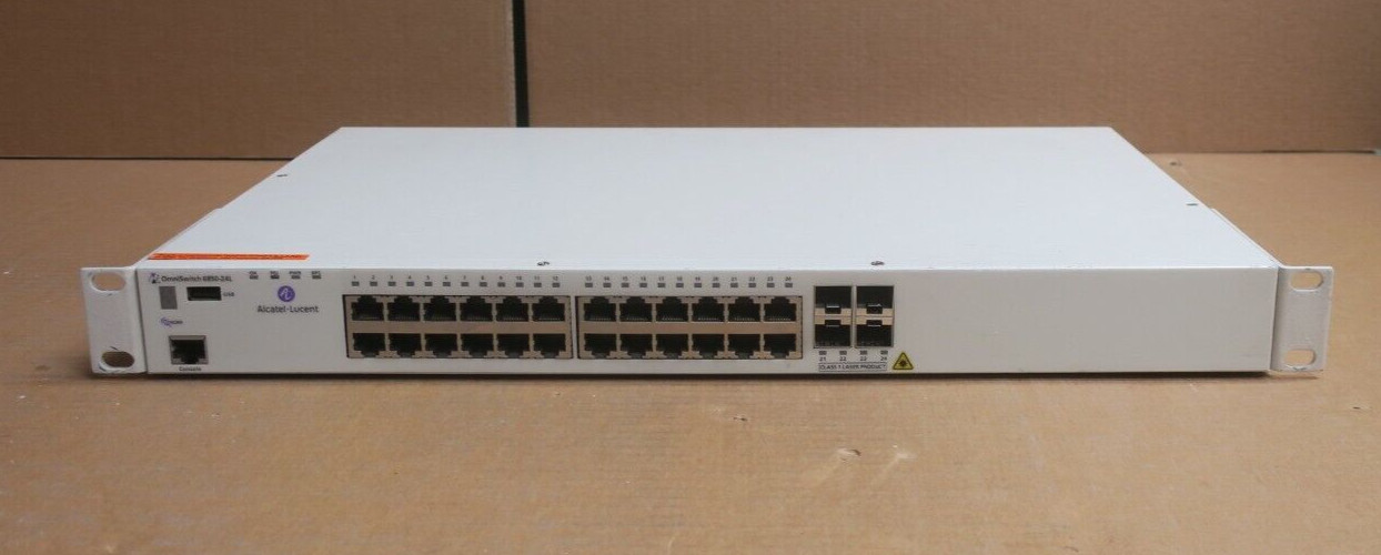 Alcatel-Lucent OmniSwitch OS6850-24L 20x 10/100Base-T + 4x SFP/RJ45 1U Switch