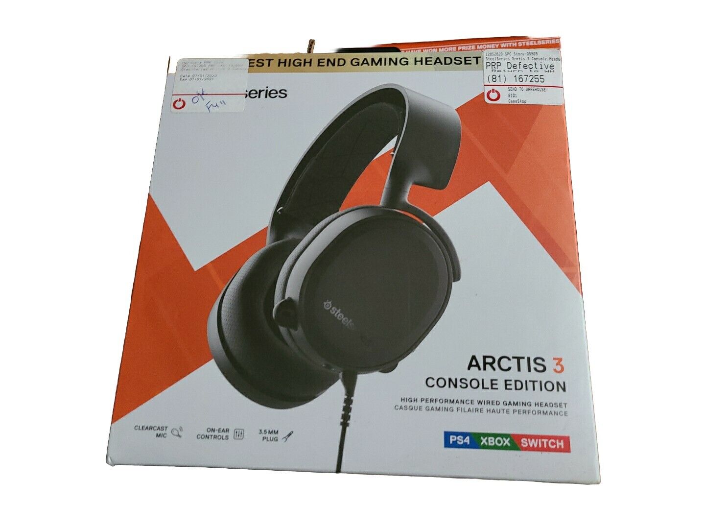 SteelSeries Arctis 3 Console - Stereo Wired Gaming Headset
