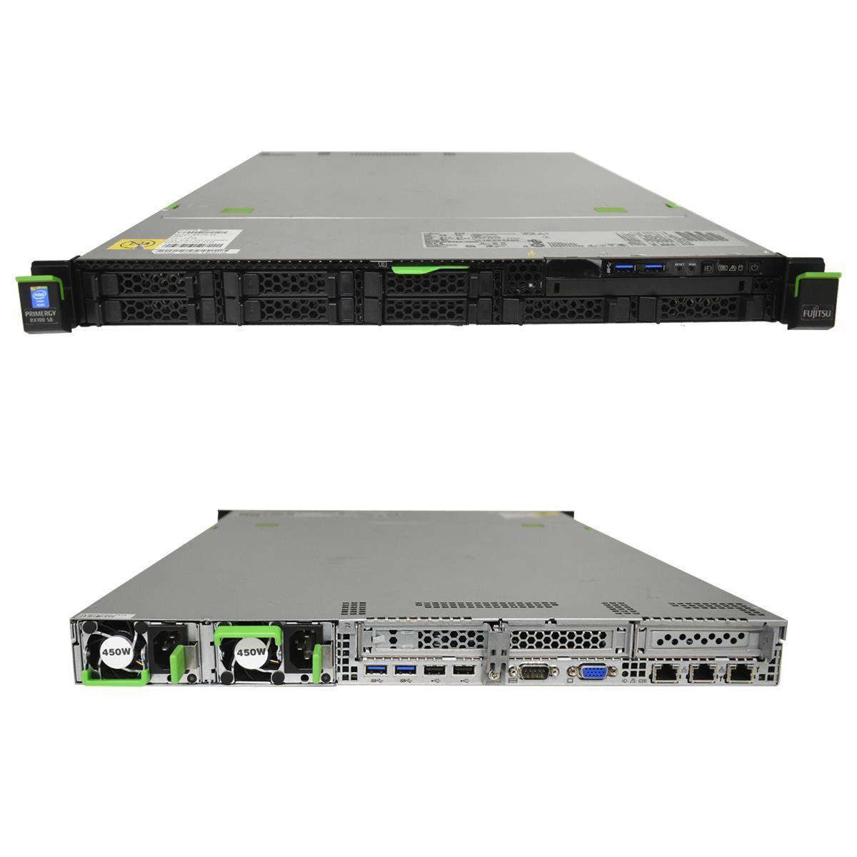 Fujitsu RX100 S8 Server 1x E3-1220 v3 3.10GHz 4GB RAM No HDD 2.5" 4 Bay